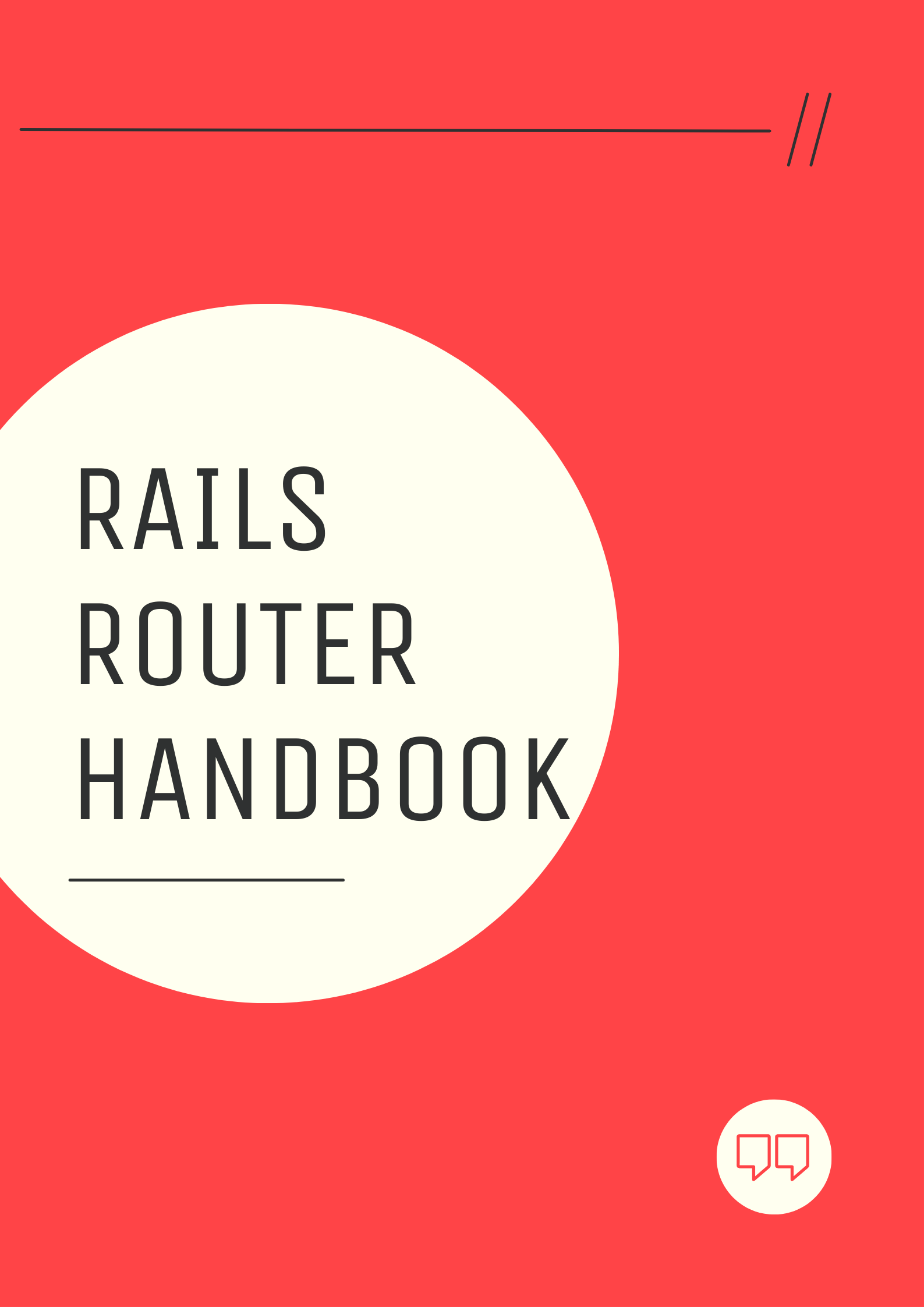 Cover for The Rails Router